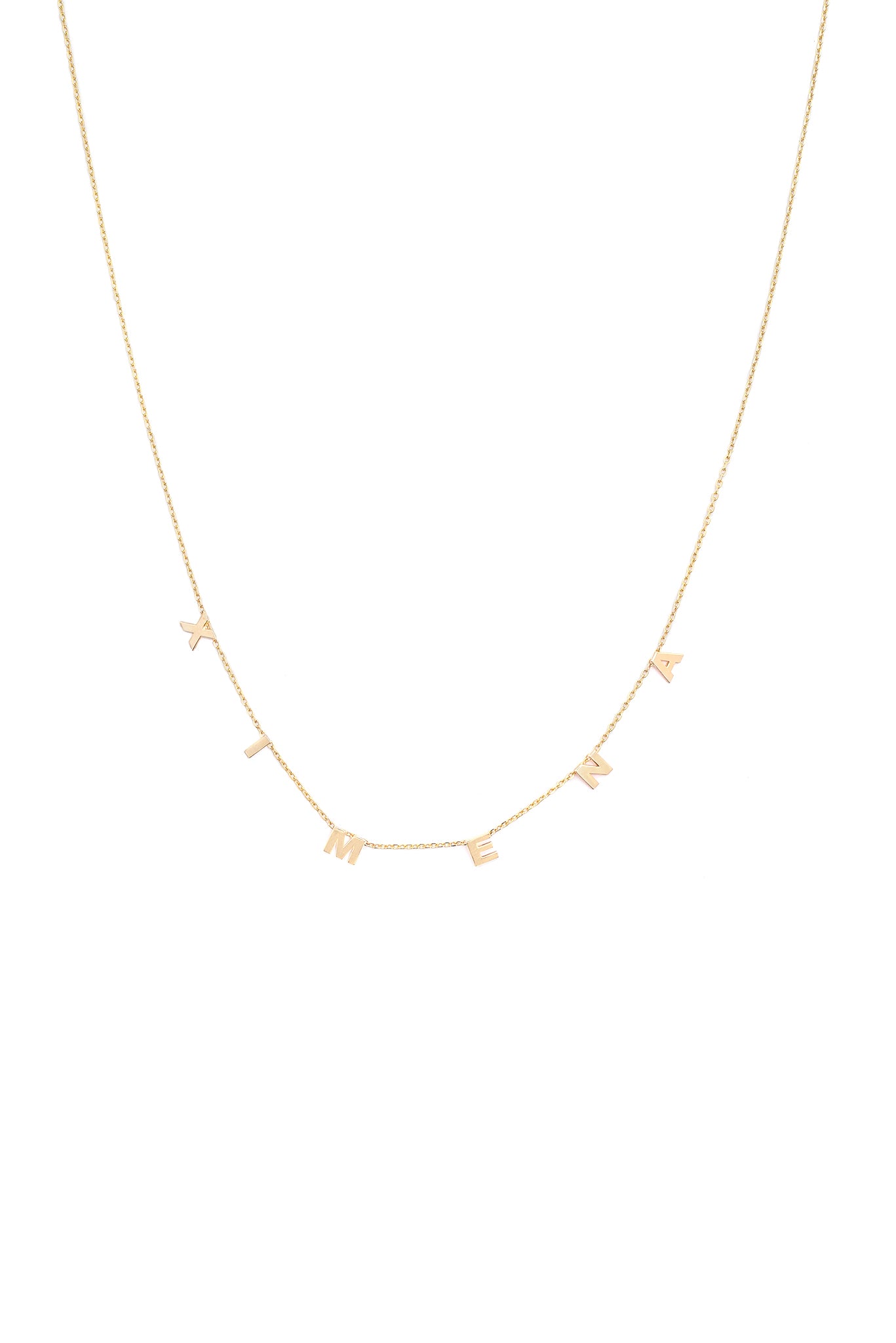 Collar De Oro Sólido Personalizado De Diferentes Tamaños