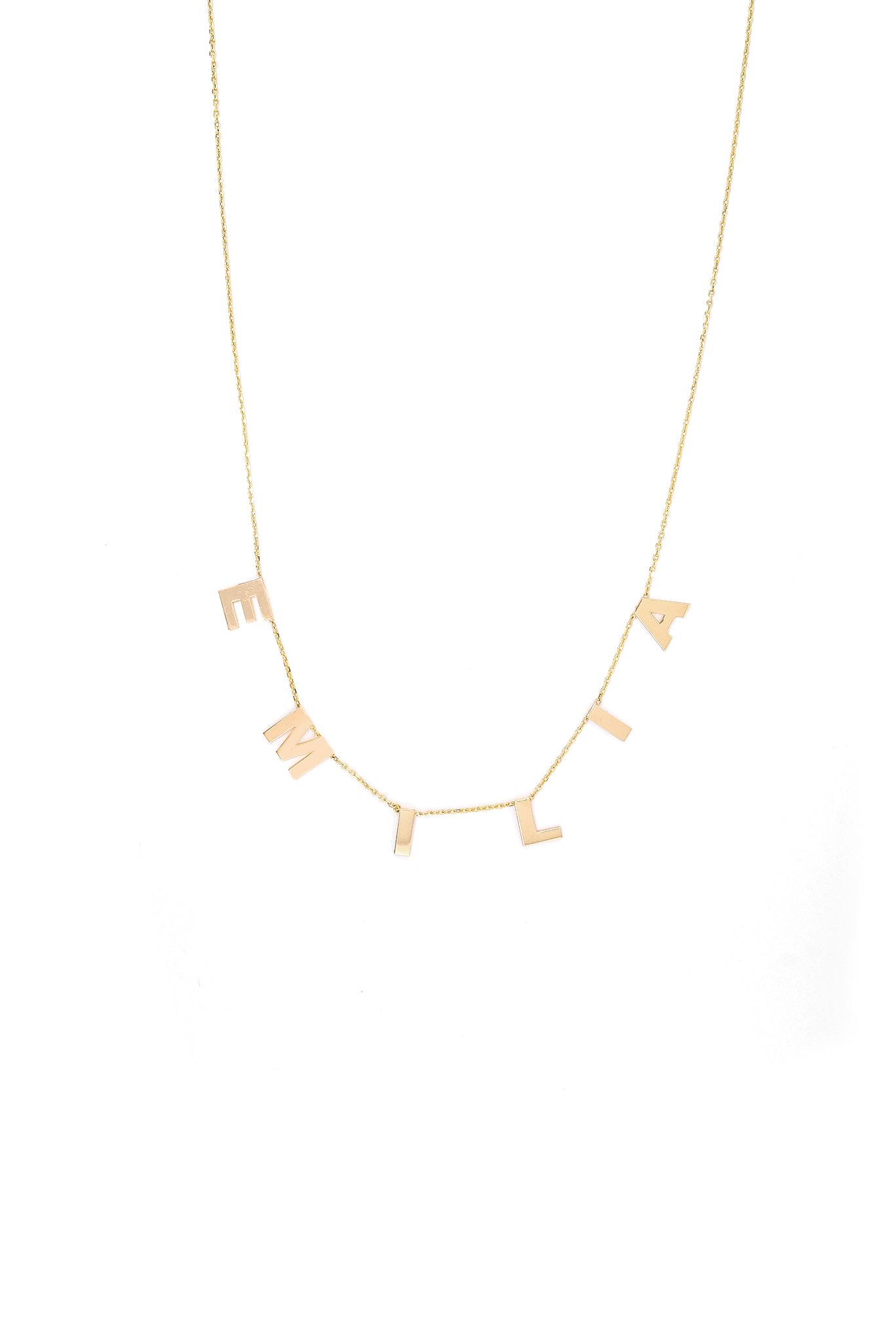 Collar De Oro Sólido Personalizado De Diferentes Tamaños