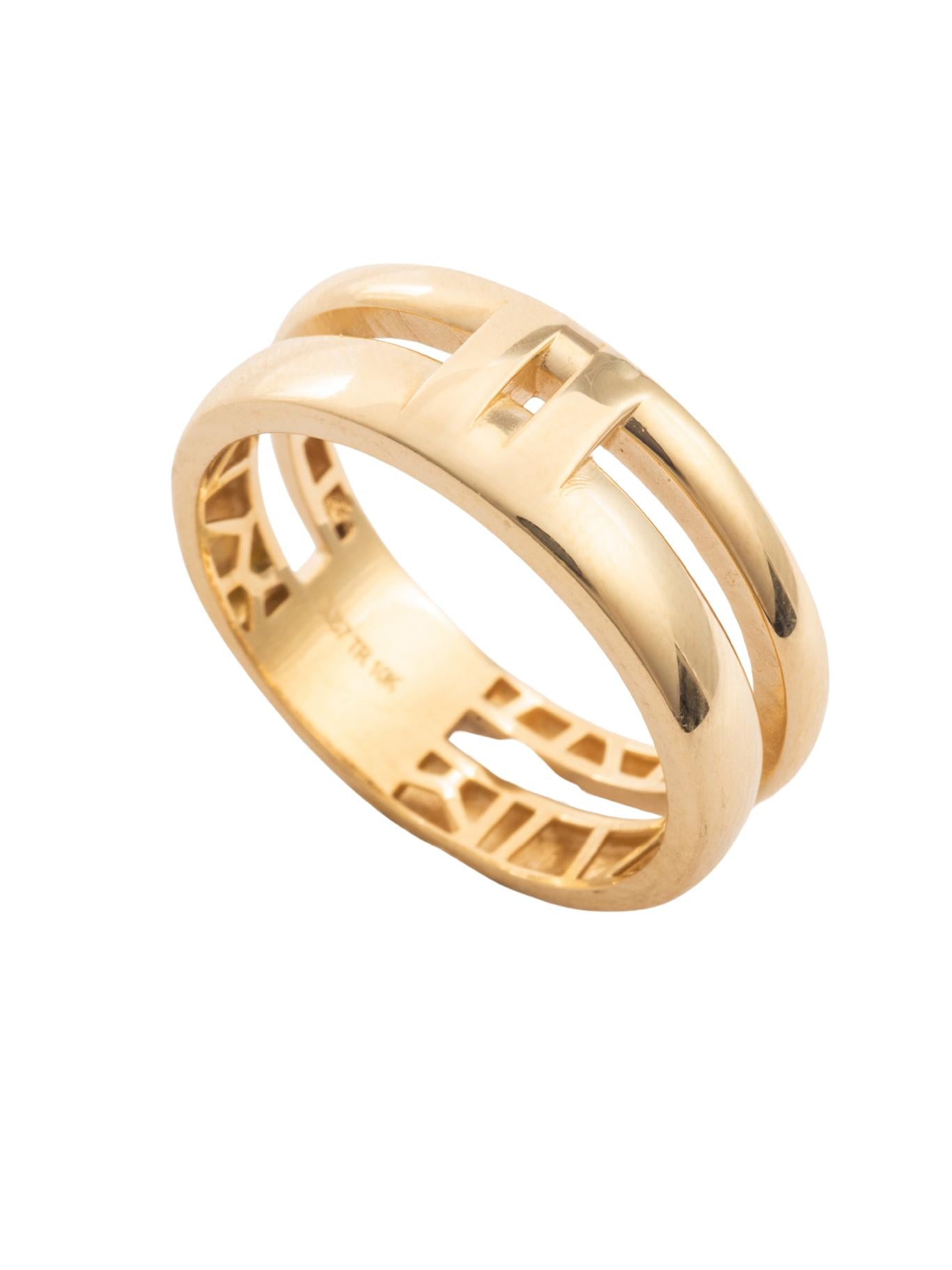 Anillo 10 kilates brazo doble liso y centro rectángulo.png