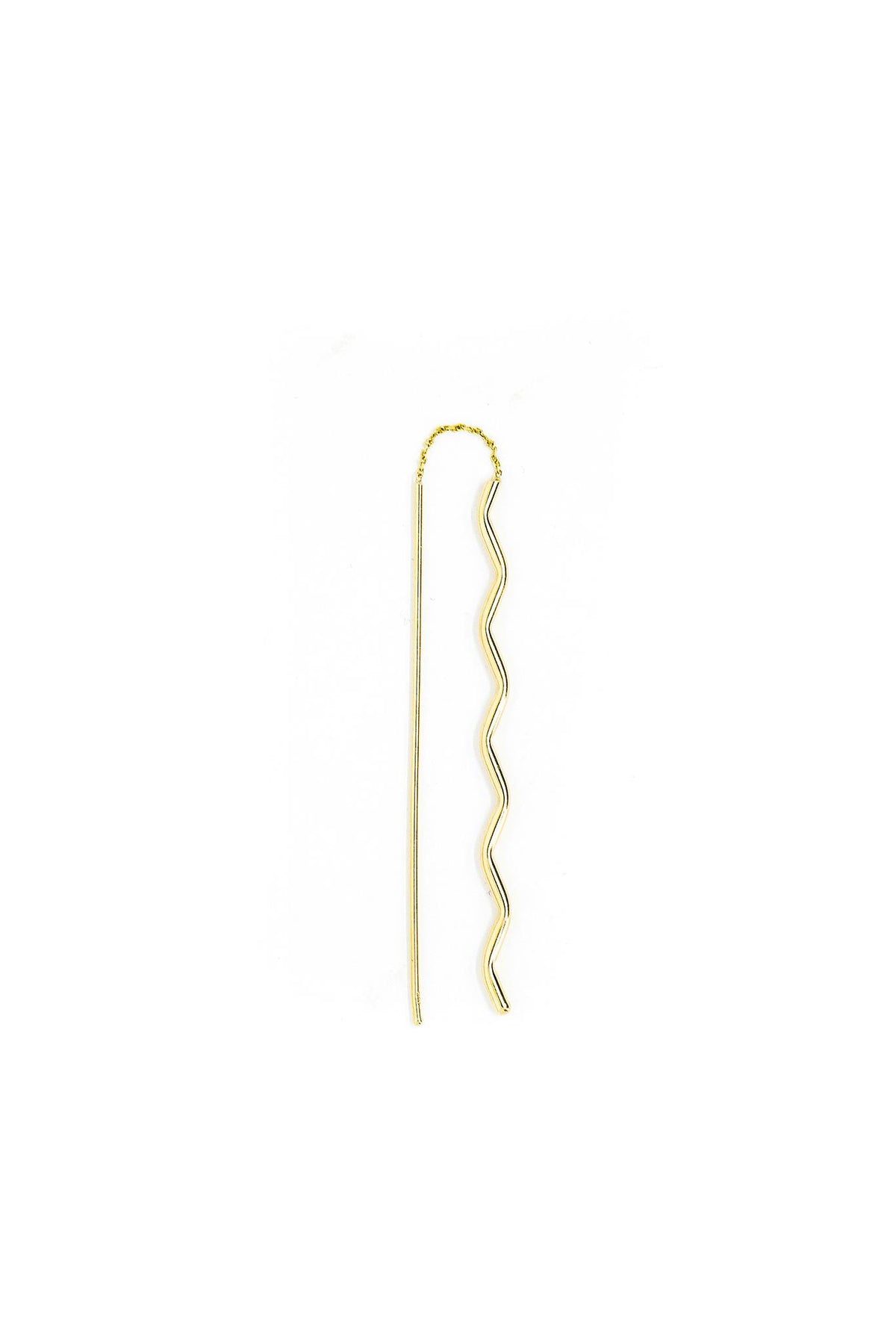 Arete de 10 kilates con cadena y zigzag rígido..png