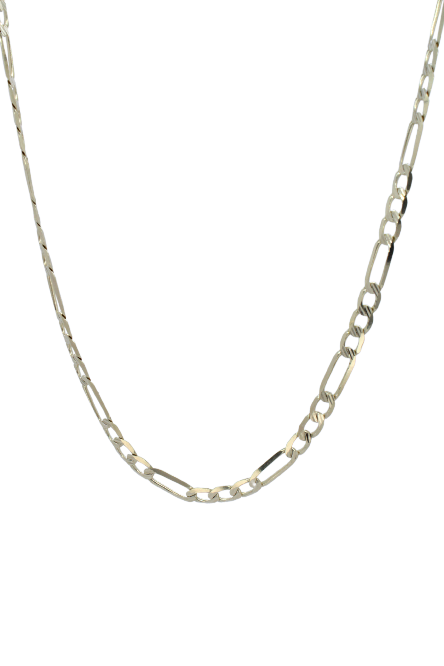 Cadena de oro sólido en 10 kilates con tejido tres eslabones cortos y uno largo en oro amarillo con detalles diamantados en oro blanco de 60 cm.png