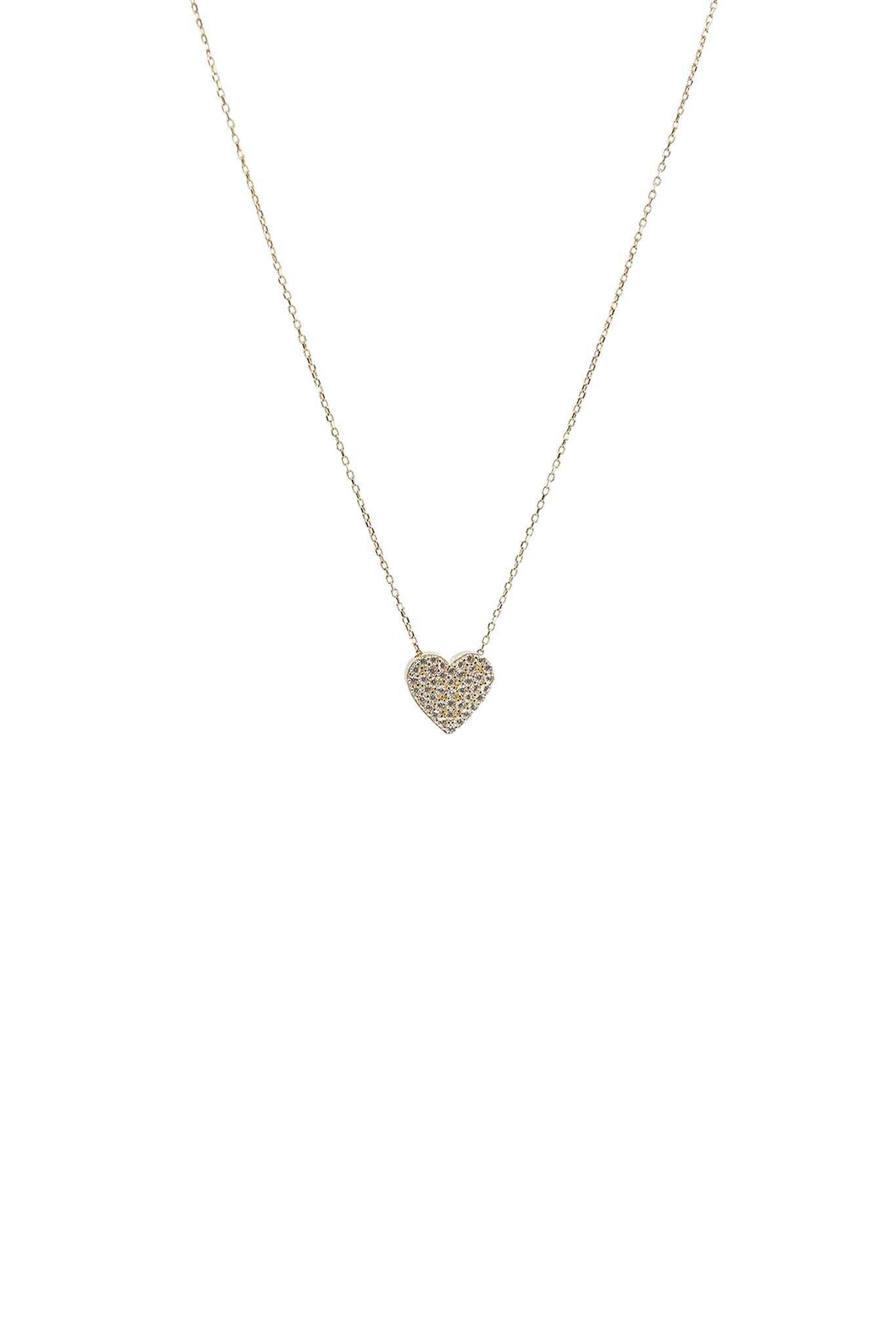 Collar de oro solido de 10 kilates con un corazon con zirconias.png