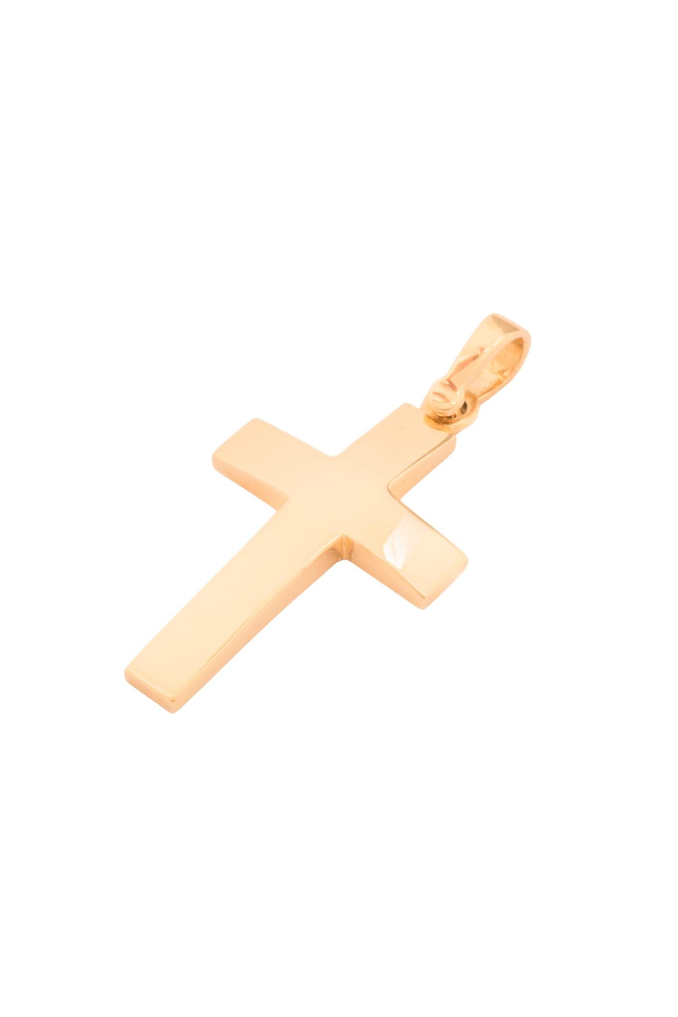 Dije 10 kilates forma de cruz mediana lisa estilo rectangular..png