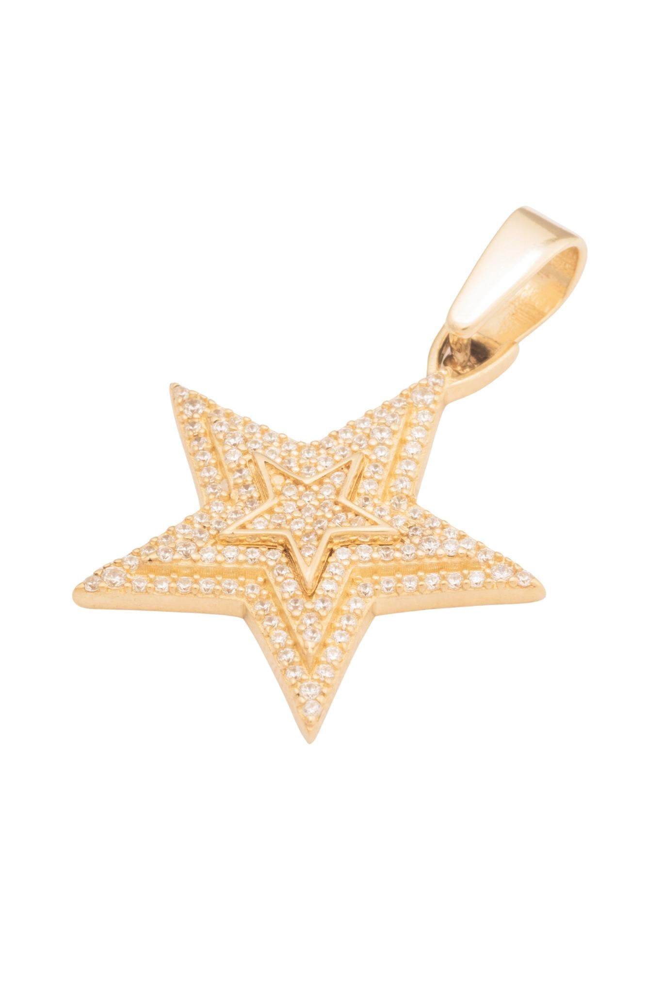 Dije 10 kilates forma de estrella con zirconias y relieve.png