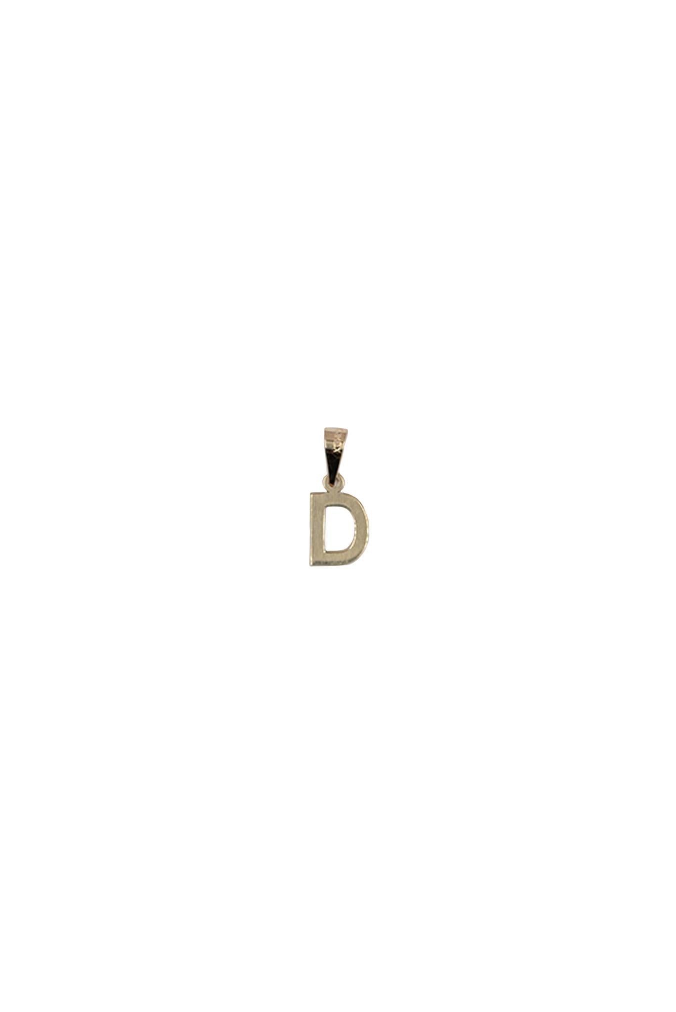 Dije inicial de oro sólido en 10 kilates con "D".png