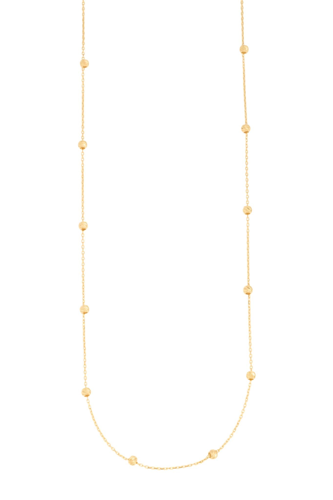 Gargantilla 10 kilates bolitas diamantadas grandes..png