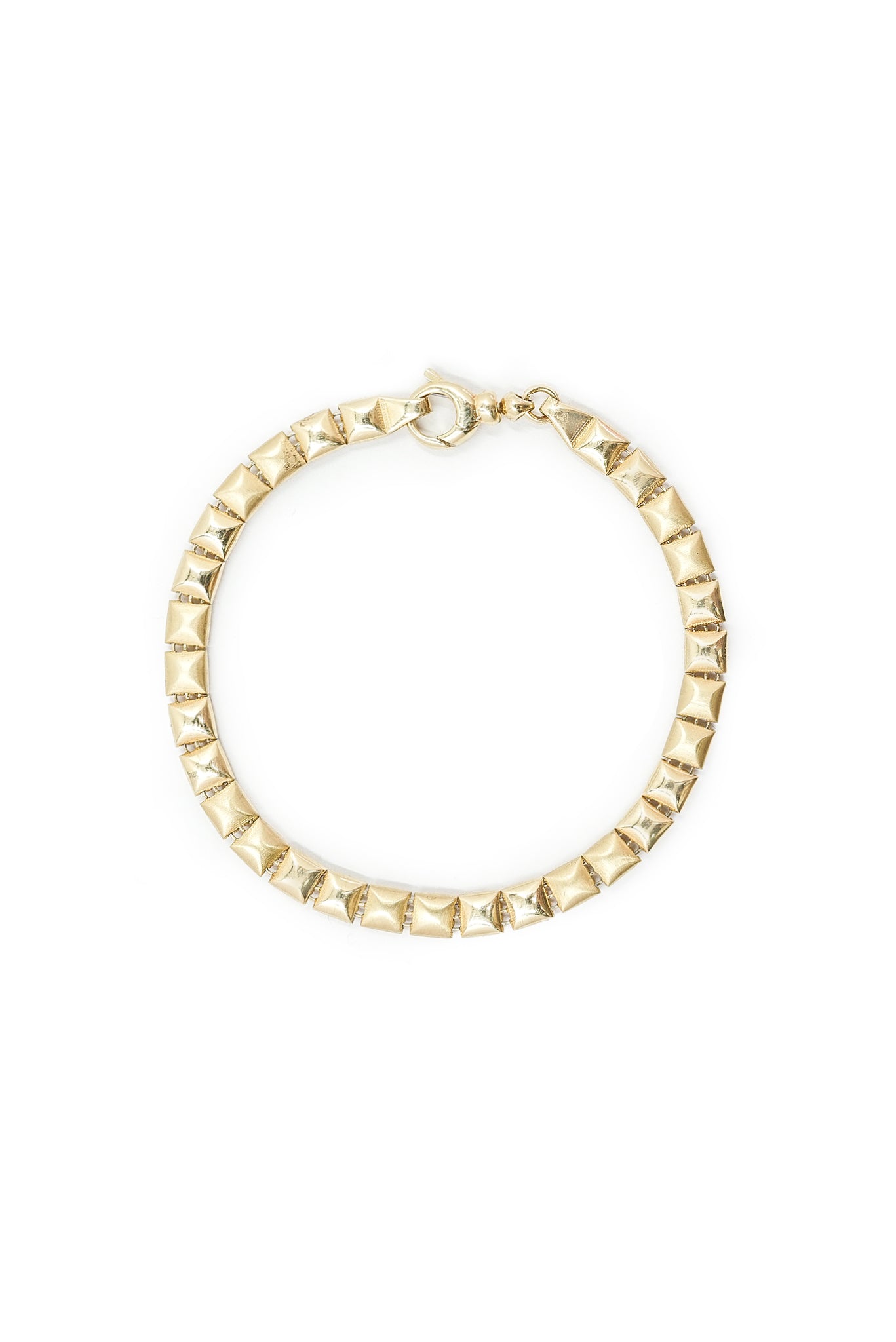 Pulsera 10 kilates eslabones de estoperoles cuadrados..png