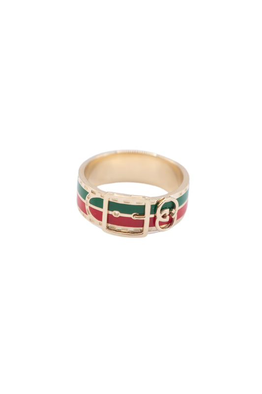 Anillo 10 kilates argolla verde y roja cinto GG..png