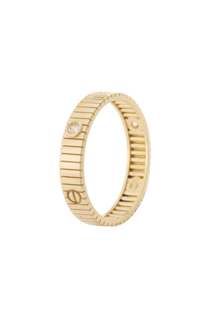Anillo 10 kilates, líneas, clavos y zirconias intercaladas, 0.4 mm, oro amarillo..png