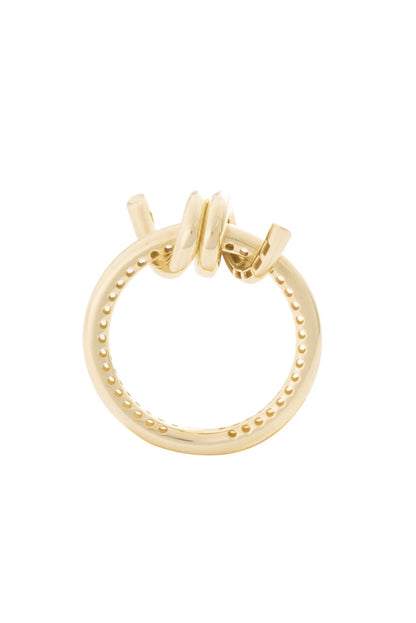 Anillo 10 kilates, nudo enlazado y centro liso..png