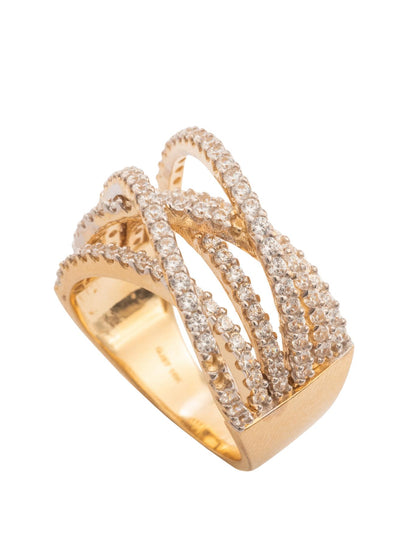 Anillo 10 kilates seis líneas de medias churumbelas blancas enlazadas.png