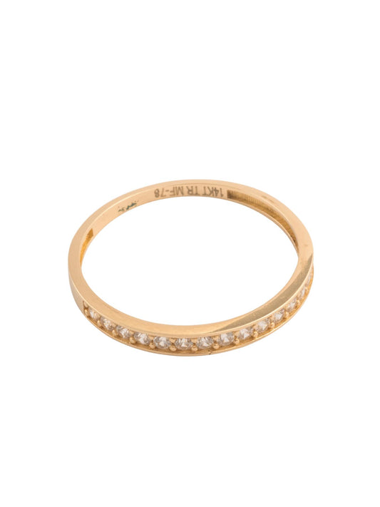 Anillo churumbela de oro sólido en 14 kilates con media churumbela de zirconias biseladas delgada..png