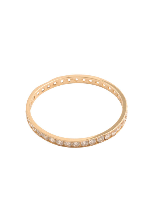 Anillo churumbela de oro sólido en 14 kilates con zirconias biseladas delgado completa..png