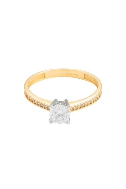 Anillo de compromiso en 10 kilates con media churumbela biselada y uñas en oro blanco.png