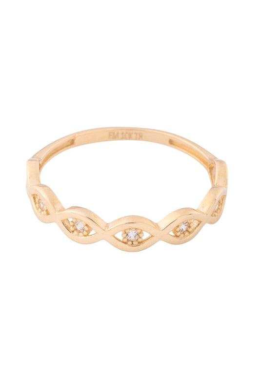 Anillo de oro solido en 10 kilares con estilo de semilla y en el centro una zirconia.png