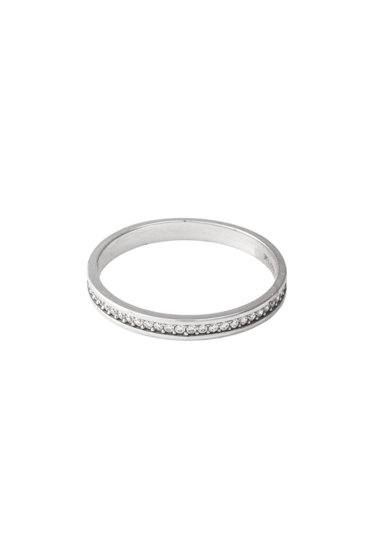 Anillo de oro sólido en 10 kilates con media churumbela biselada en oro blanco..png