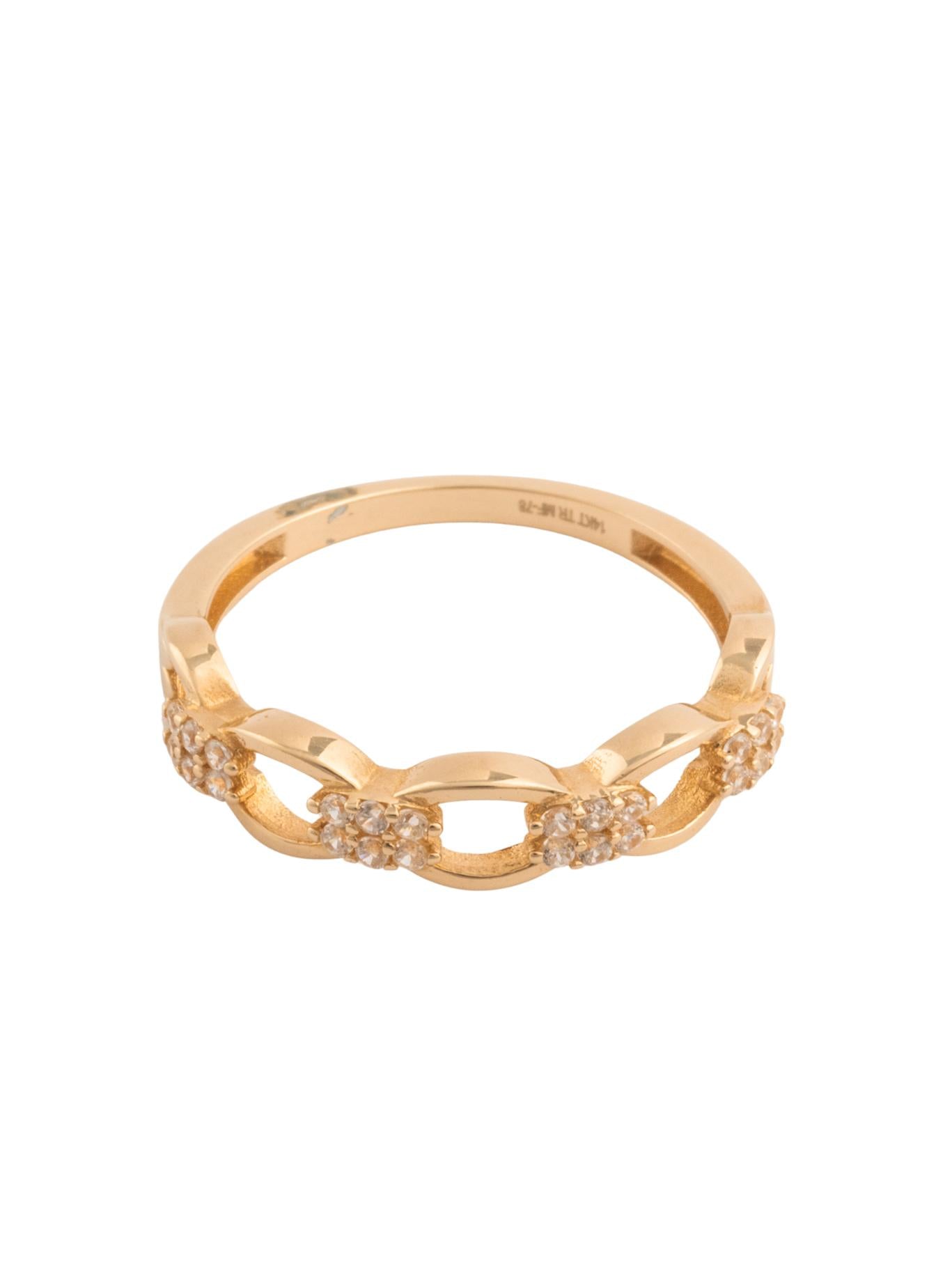 Anillo de oro sólido en 14 kilates con eslabones ovalados y unión doble churumbela..png