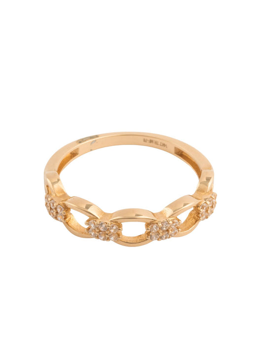 Anillo de oro sólido en 14 kilates con eslabones ovalados y unión doble churumbela..png