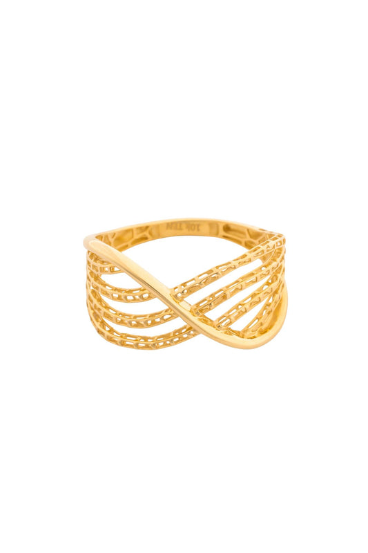 Anillo en 10 kilates con brazos ondulados y eslabones cuadrados.png