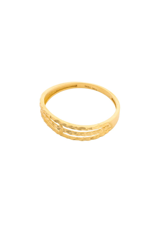 Anillo en 10 kilates con tres hileras en ondas diamantadas.png