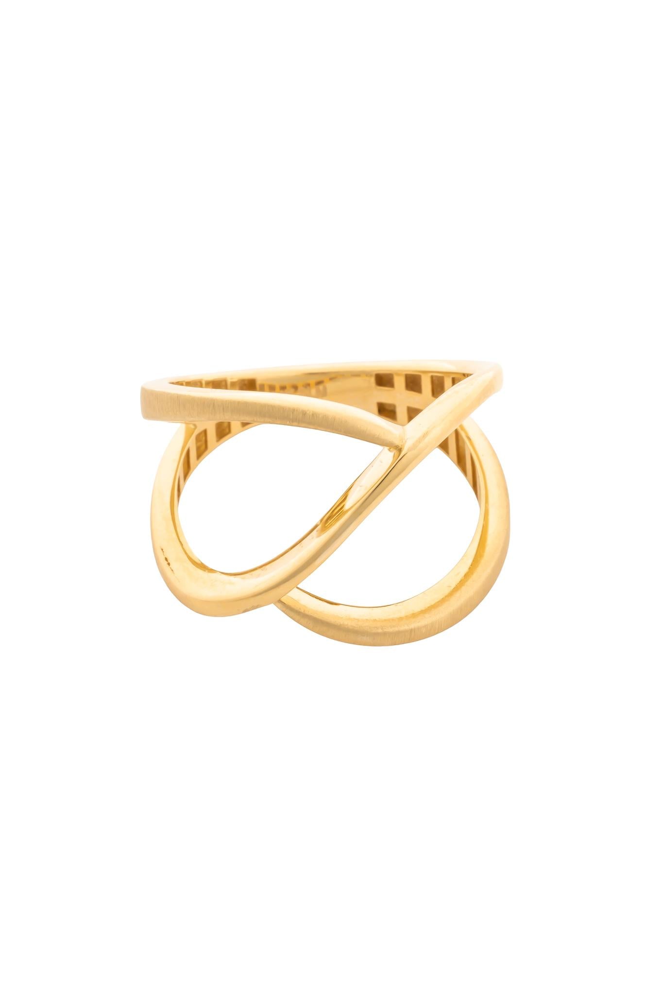 Anillo en 14 kilates con onda doble lisa y mate.png
