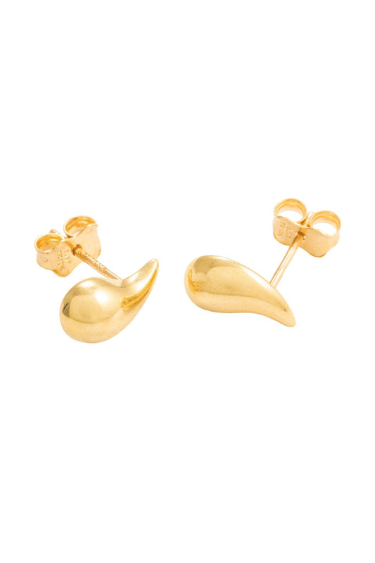 Arete en 10 kilates con gota media lisa.png