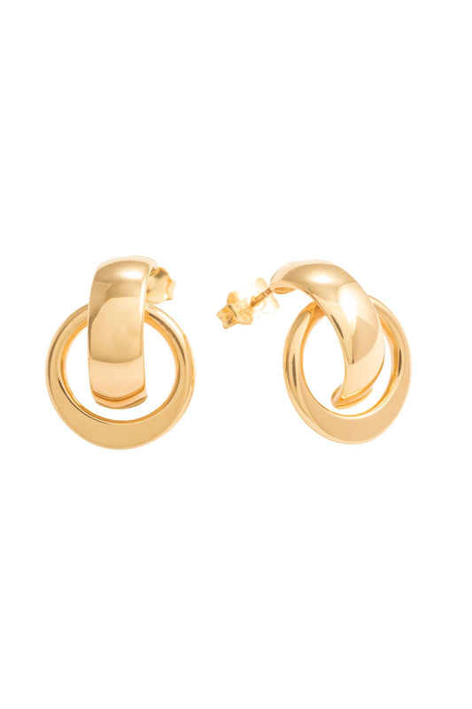 Arete en 10 kilates con media arracada y aro liso.png