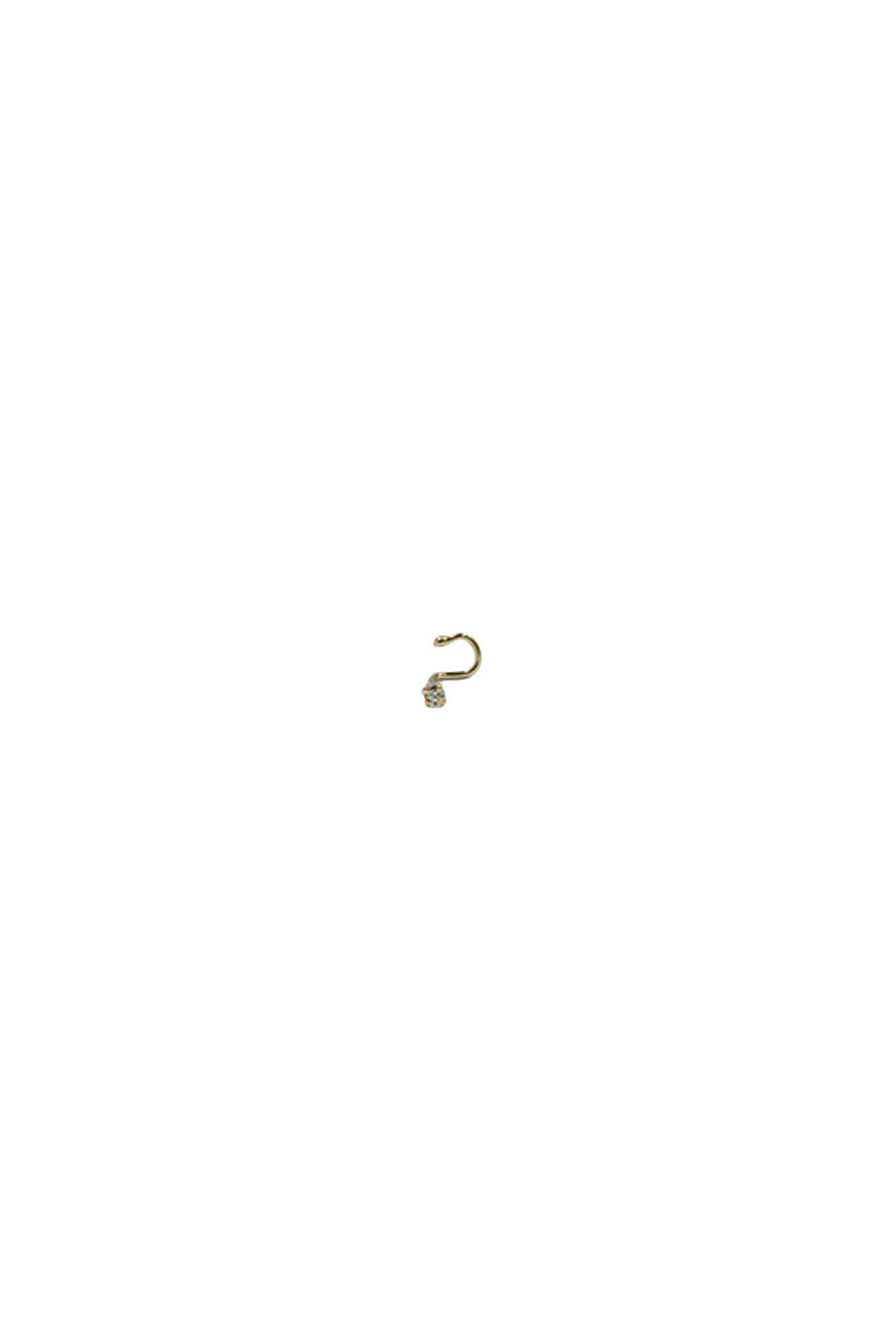 Arete nariz de oro sólido de 10 kilates con una zirconia en la punta.png
