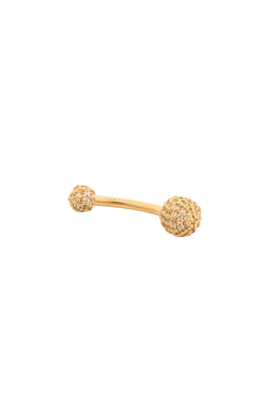 Arete ombligo en 14 kilates con bolitas y zirconia.png