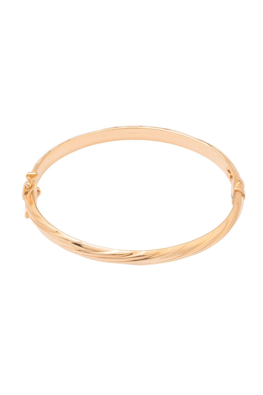 Aro de oro sólido en 14 kilates con diseño de torsal ligero..png