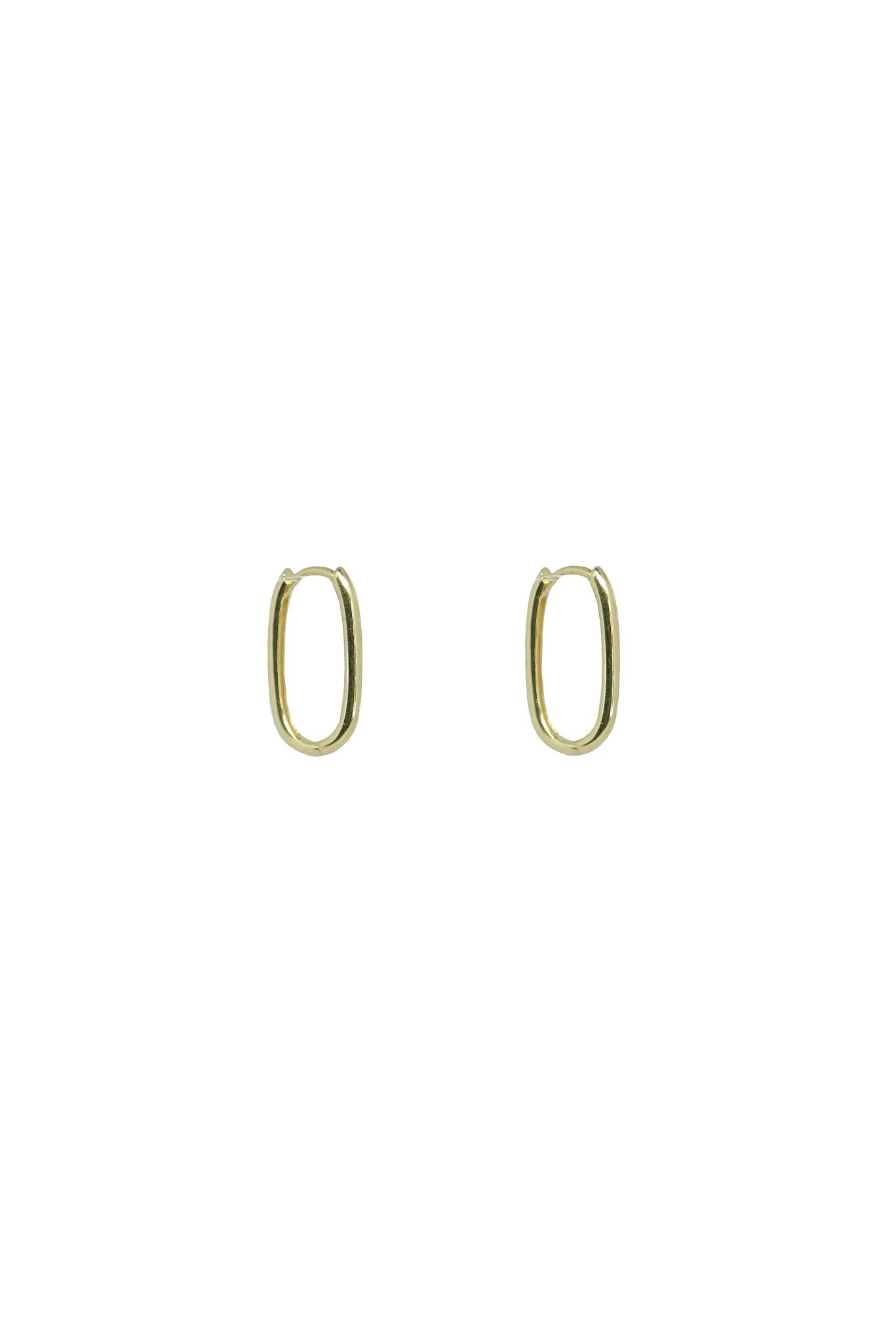 Arracada de oro solido de 14 kilates con un estilo ovalado.png