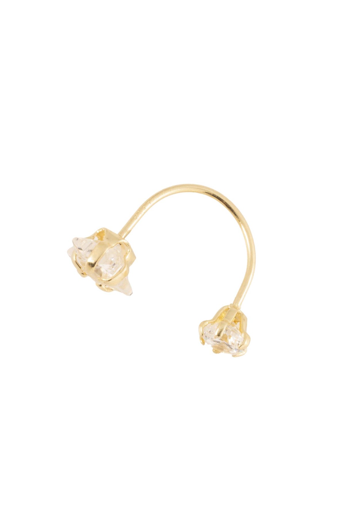 Broquel 10 kilates, teléfono con terminales de estrellas de zirconia y zirconia circular..png