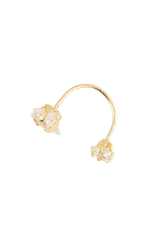 Broquel 10 kilates, teléfono con terminales de estrellas de zirconia y zirconia circular..png
