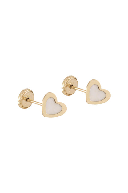 Broquel español 14 kilates, corazón de madre perla y contorno bisel en oro amarillo..png