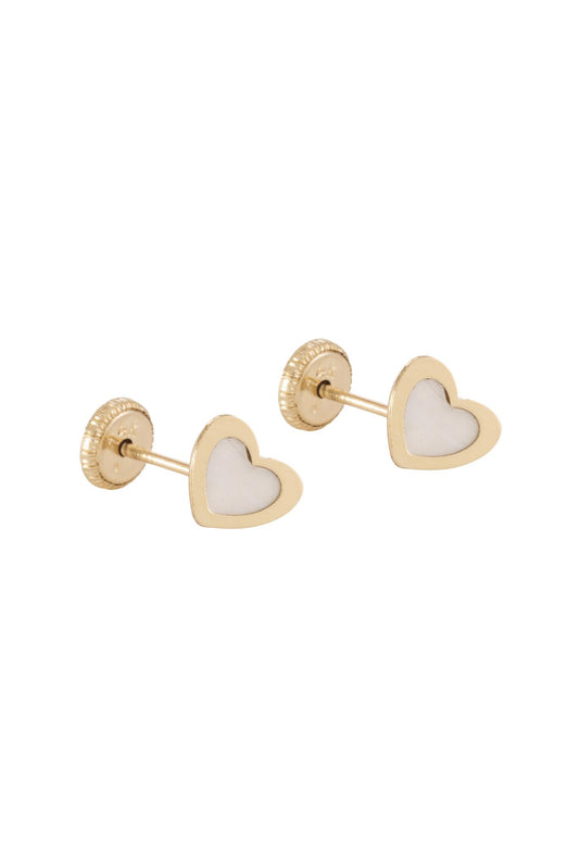 Broquel español 14 kilates, corazón de madre perla y contorno bisel en oro amarillo..png