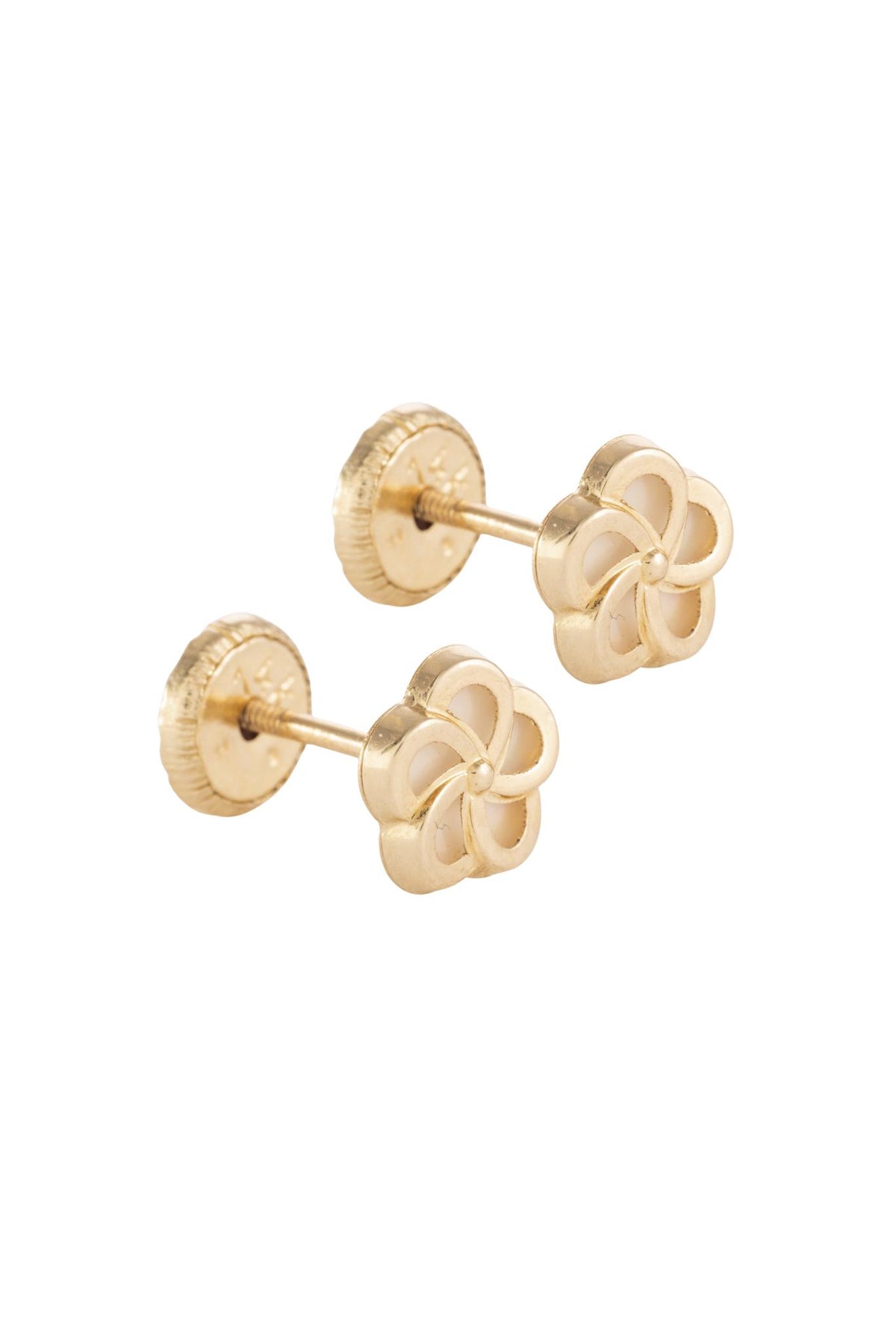 Broquel español 14 kilates, flor rehilete con fondo de madre perla..png