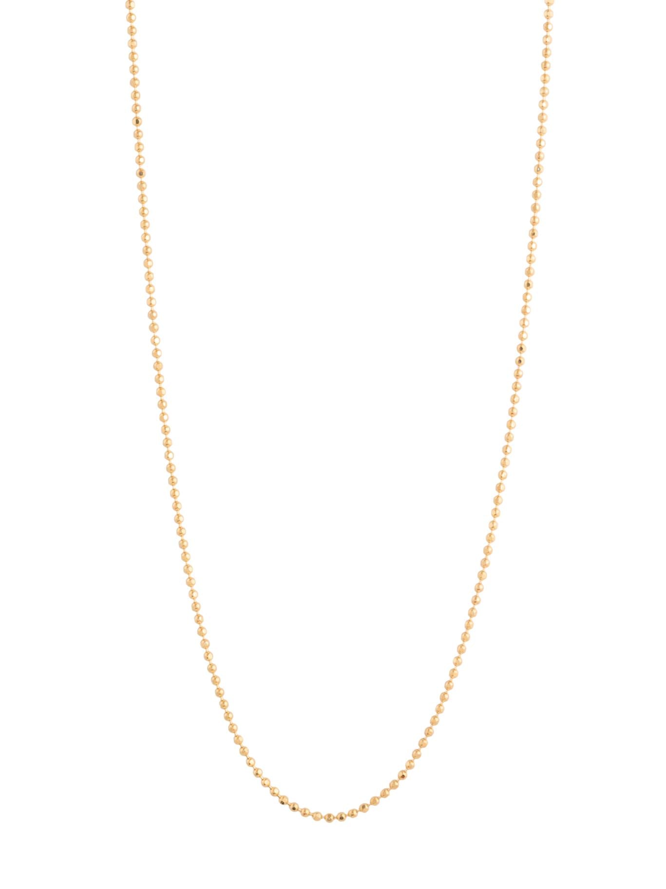 Cadena 10 kilates bolitas chicas diamantadas pegadas 45 cm.png