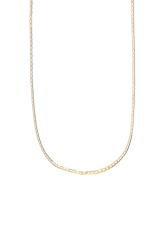 Cadena 14 kilates con eslabones ovalados en oro amarillo y enlace diamantado en oro blanco..png