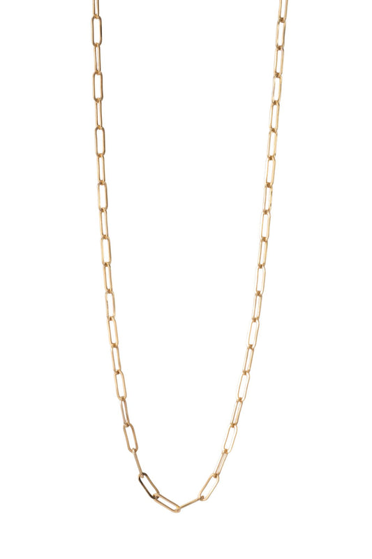 Cadena de oro sólido en 10 kilates con eslabón rectangular ultra fino corta..png