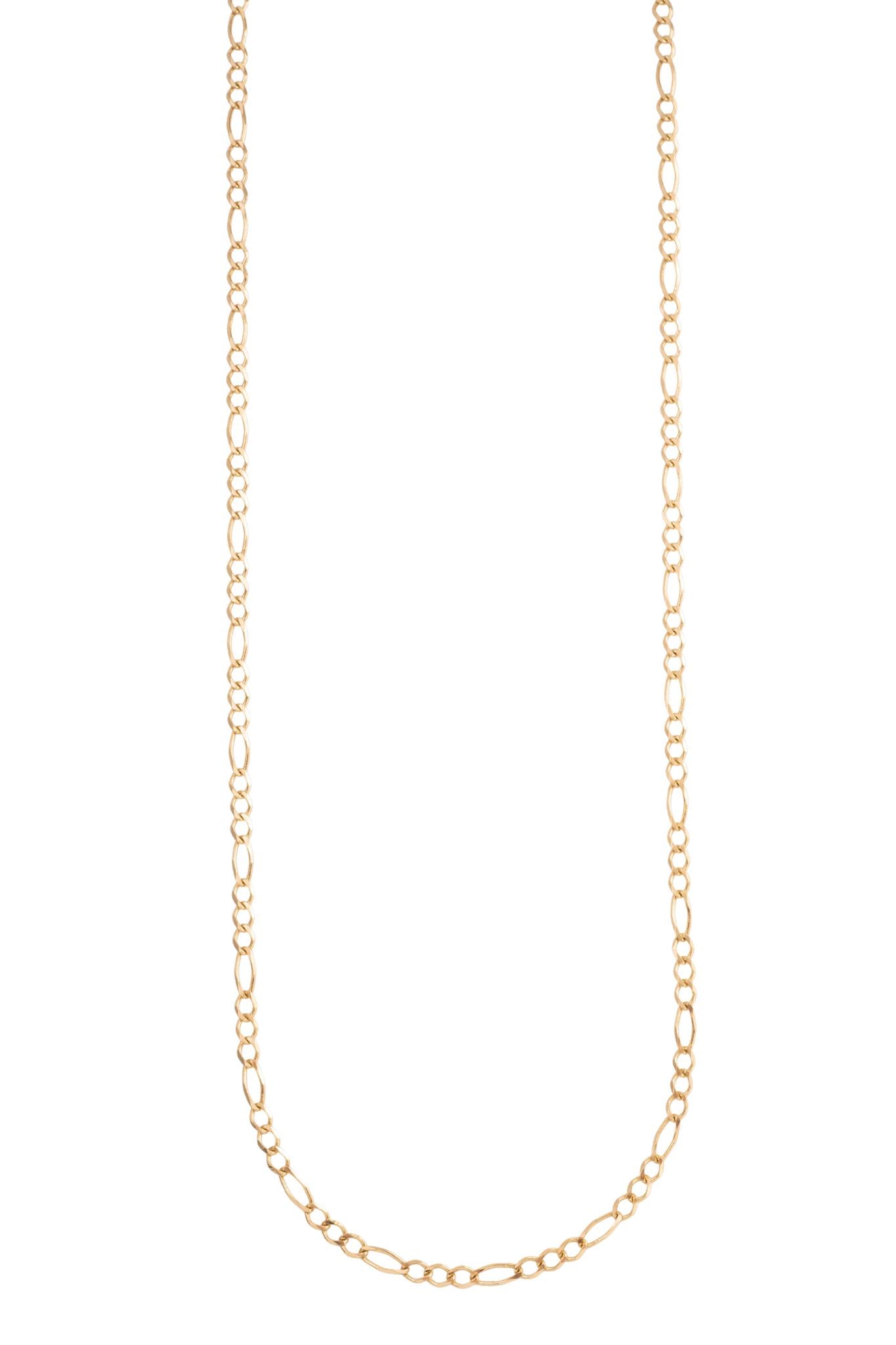 Cadena de oro sólido en 10 kilates con tejido cartier liso grosor 0.3mm..png