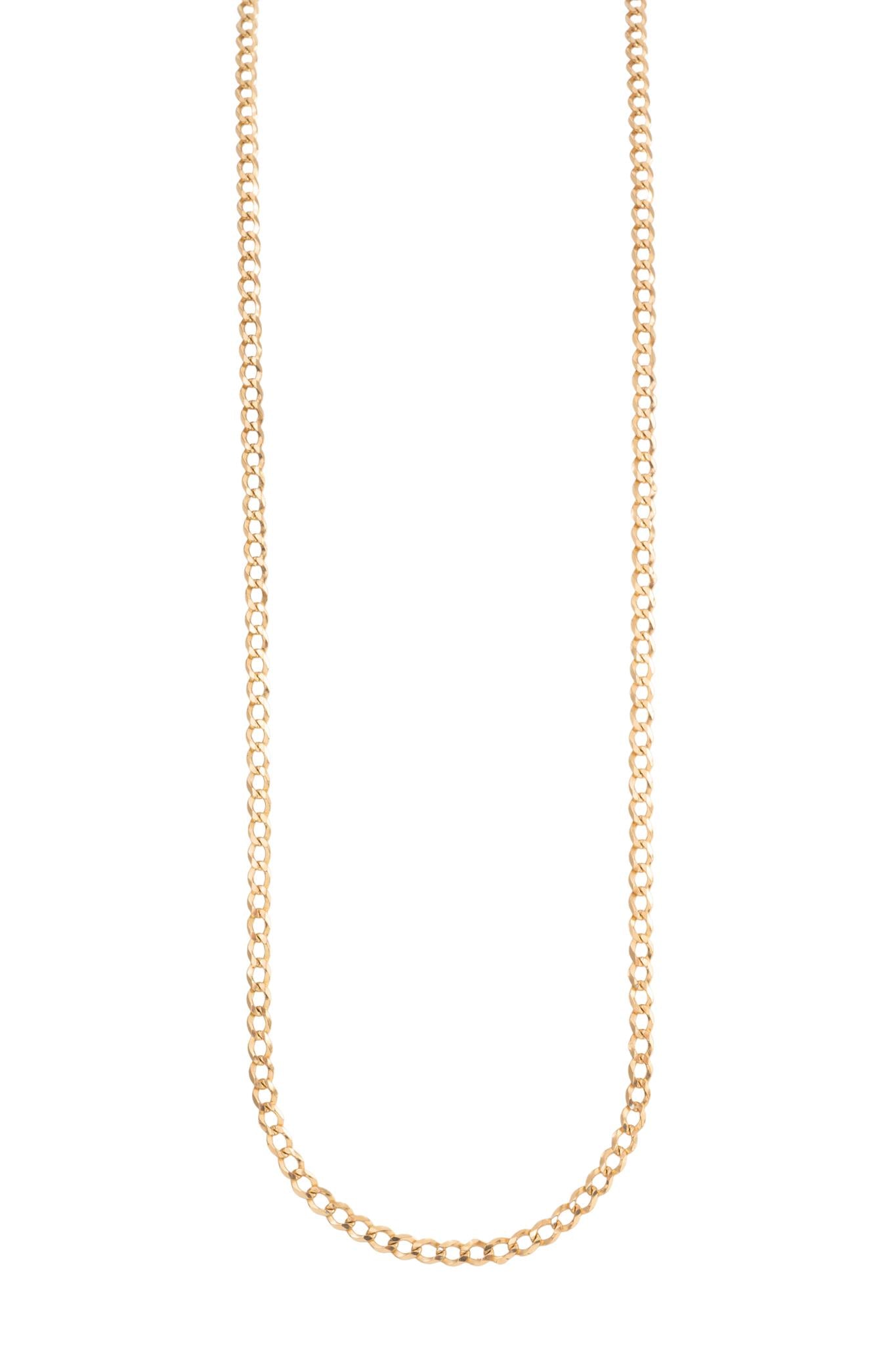 Cadena de oro sólido en 10 kilates con tejido circular liso grosor 0.4mm..png