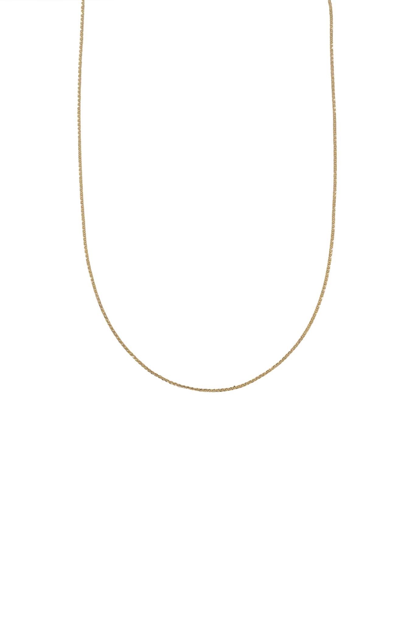Cadena de oro sólido en 10 kilates con un eslabón sencillo.png