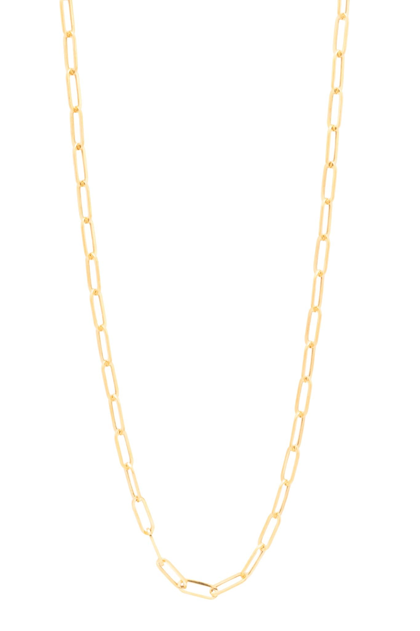 Cadena de oro sólido en 10 kilates, eslabón rectangular grande..png