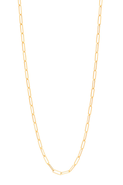 Cadena de oro sólido en 10 kilates, eslabón rectangular mediano..png