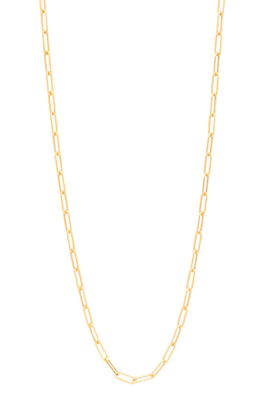 Cadena de oro sólido en 10 kilates, eslabón rectangular mediano..png