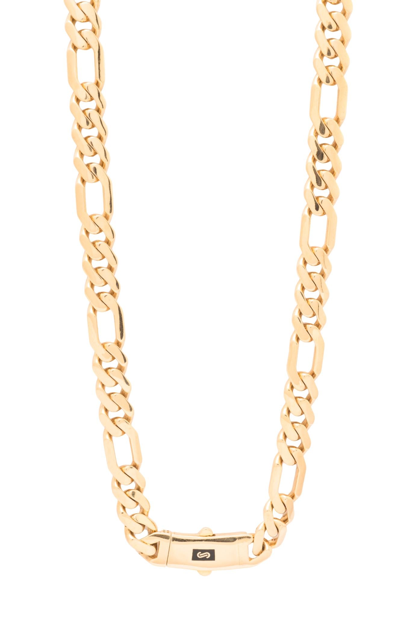 Cadena de oro sólido en 10 kilates, estilo tres y uno..png