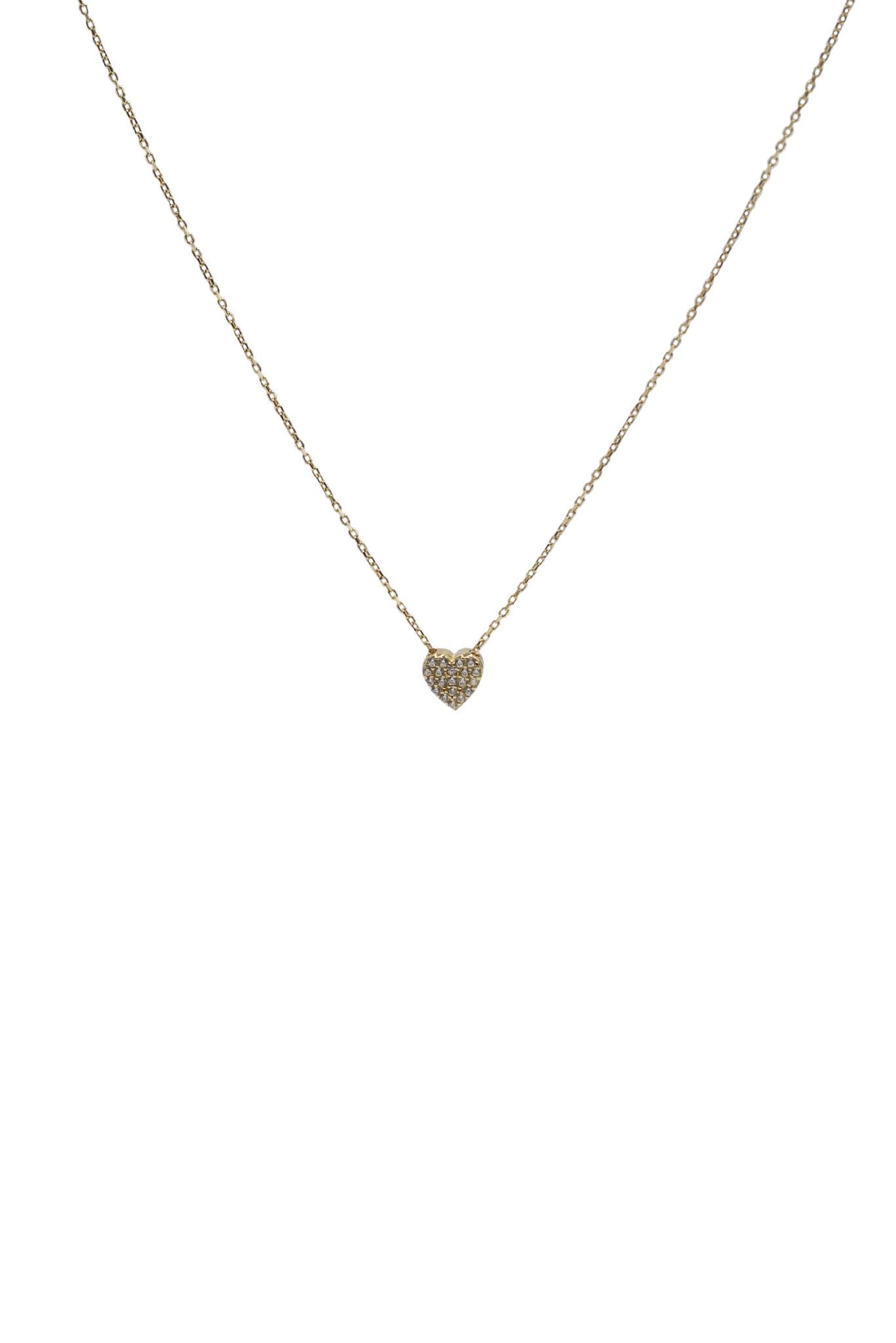Collar de oro sólido de 10 kilates con un corazón de zirconias.png