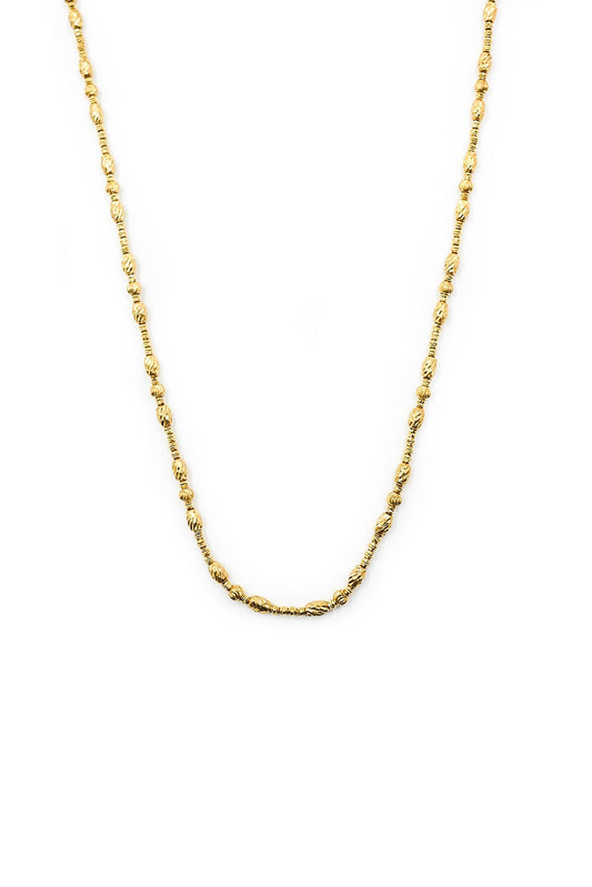 Collar de oro solido de 10 kilates con un estilo diamantado.png