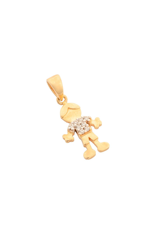 Dije en 10 kilates con niño y zirconias en oro blanco.png