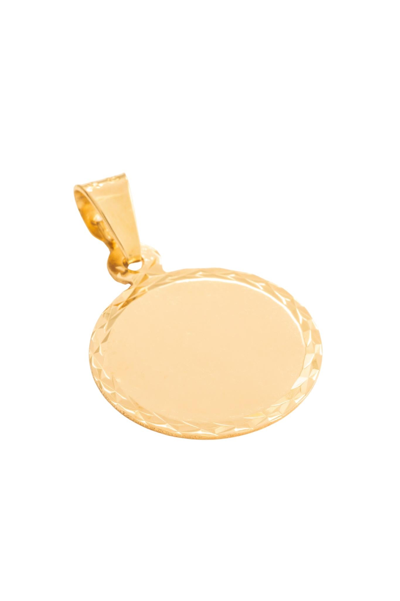 Dije en 10 kilates con placa circular diamantada grande.png